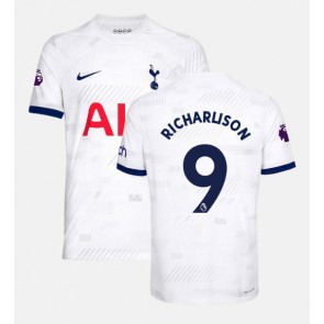 Lacne Muži Futbalové dres Tottenham Hotspur Richarlison Andrade #9 2023-24 Krátky Rukáv - Domáci